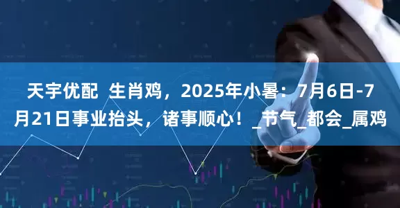 天宇优配  生肖鸡，2025年小暑：7月6日-7月21日事业抬头，诸事顺心！_节气_都会_属鸡