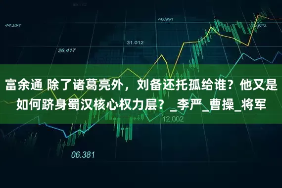 富余通 除了诸葛亮外，刘备还托孤给谁？他又是如何跻身蜀汉核心权力层？_李严_曹操_将军